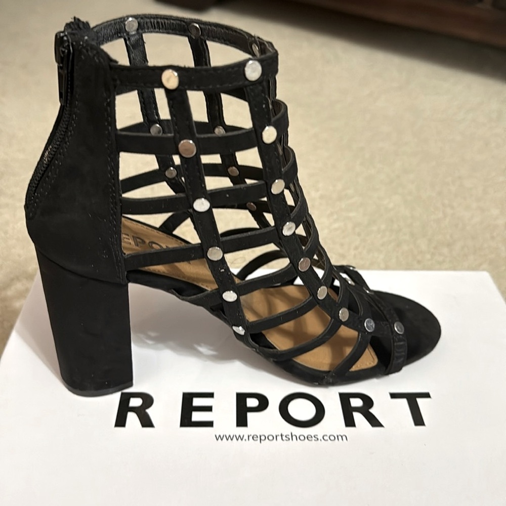 Black Cage style sandal